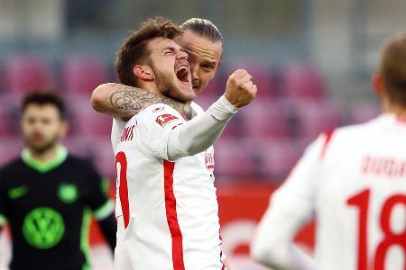 Jan Thielmann erzielte beim 2:2 des 1. FC Köln gegen den VfL Wolfsburg sein erstes Tor in der Bundesliga und war dabei genau...