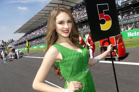 Formel 1 - Grid Girls - GP Mexiko 2016
