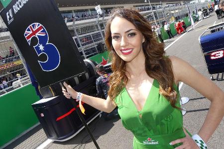 Formel 1 - Grid Girls - GP Mexiko 2016