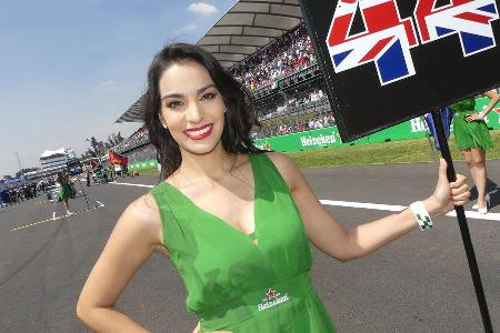 Formel 1 - Grid Girls - GP Mexiko 2016