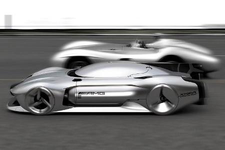 Mercedes-Benz 2040 W196R Streamliner - Concept - Designstudie