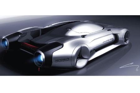 Mercedes-Benz 2040 W196R Streamliner - Concept - Designstudie
