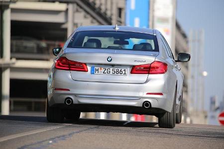 BMW 520d, Heckansicht