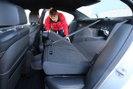 BMW 520d, Fondsitze, Umklappen