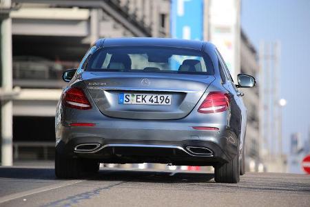 Mercedes E 220 d, Heckansicht