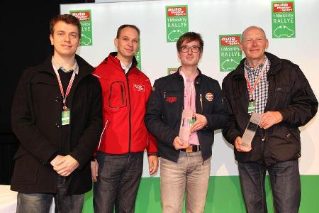 i-Mobility Rallye 2016, Siegerehrung, 2. Platz, Oliver Bausch und Wolfgang Heinrich