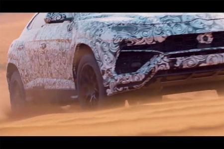 Lamborghini Urus Teaser Video Screenshots