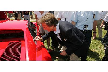 Di Montezemolo signiert.