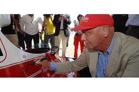 Lauda schreibt.