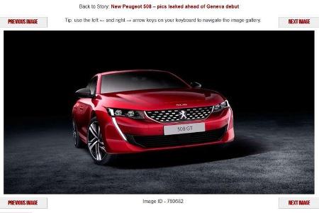 Peugeot 508 2018 Leak