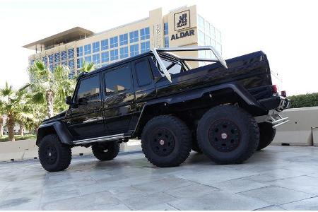 Mercedes G63 AMG 6x6 - Carspotting - Abu Dhabi 2017