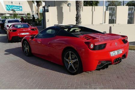 Ferrari 458 - Carspotting - Abu Dhabi 2017