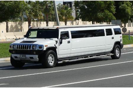 Hummer Strech-Limo - Carspotting - Abu Dhabi 2017