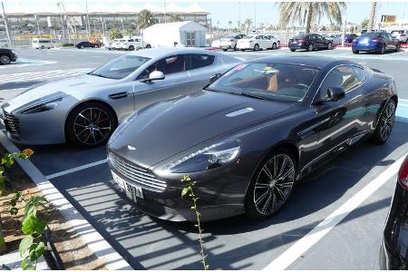 Aston Martin DB9 & Rapide S - Carspotting - Abu Dhabi 2017