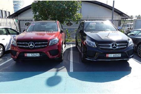 Mercedes GLS & GLC - Carspotting - Abu Dhabi 2017