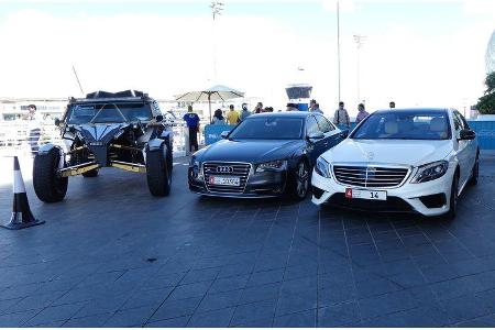 Bandrai R2F, Audi S8 & Mercedes AMG S63 - Carspotting - Abu Dhabi 2017