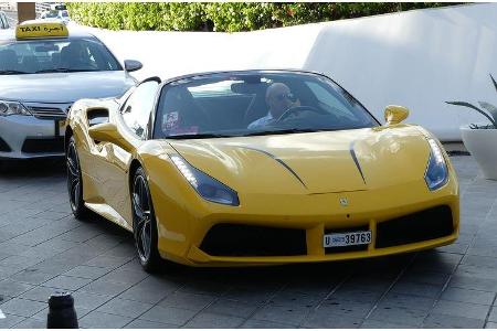 Ferrari 488 - Carspotting - Abu Dhabi 2017