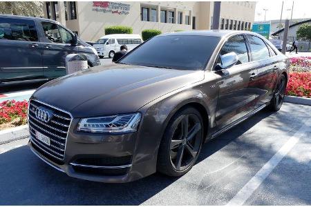 Audi S8 - Carspotting - Abu Dhabi 2017