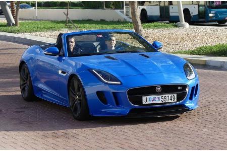 Jaguar F-Type S - Carspotting - Abu Dhabi 2017