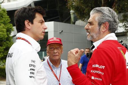 Toto Wolff & Maurizio Arrivabene - F1 2017