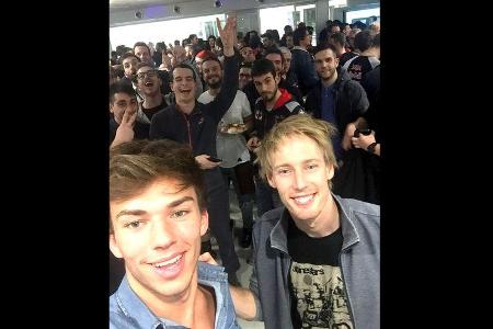 Pierre Gasly & Brendon Hartley - F1-Winterpause 2017