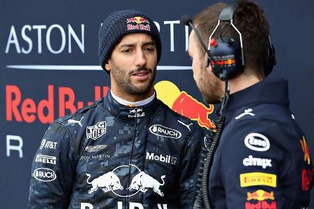 Daniel Ricciardo - Red Bull - Shakedown - Silverstone 2018