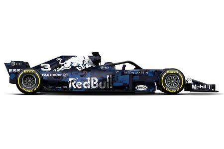 Red Bull RB13 - neue Lackierung