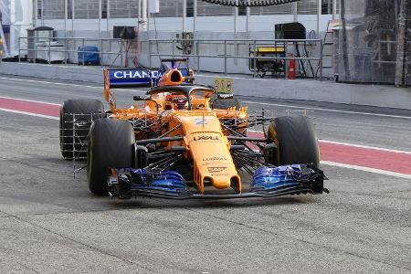 Stoffel Vandoorne - McLaren - Ferrari - F1-Test - Barcelona - Tag 2 - 27. Februar 2018