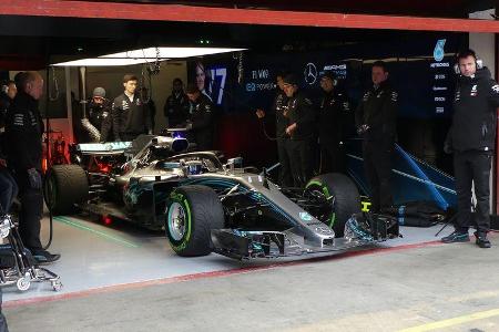 Valtteri Bottas - Mercedes - F1-Test - Barcelona - Tag 2 - 27. Februar 2018