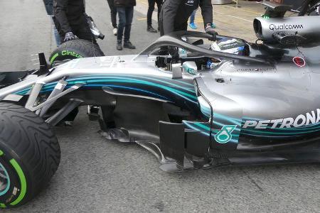 Valtteri Bottas - Mercedes - F1-Test - Barcelona - Tag 2 - 27. Februar 2018