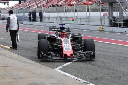 Kevin Magnussen - HaasF1 - F1-Test - Barcelona - Tag 2 - 27. Februar 2018