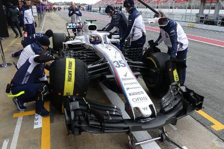 Sergey Sirotkin - Williams - Ferrari - F1-Test - Barcelona - Tag 2 - 27. Februar 2018