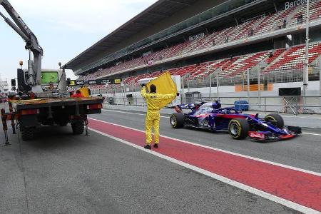 Pierre Gasly - Toro Rosso - F1-Test - Barcelona - Tag 2 - 27. Februar 2018