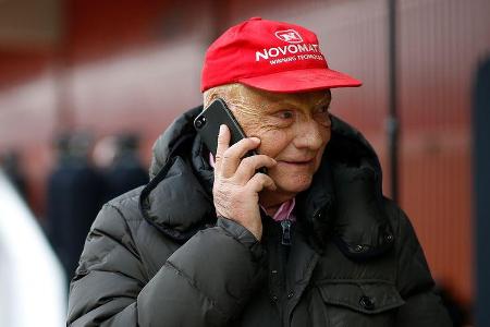Niki Lauda - Mercedes - F1-Test - Barcelona - Tag 2 - 27. Februar 2018