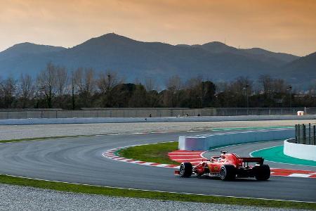 Sebastian Vettel - Ferrari - F1-Test - Barcelona - Tag 2 - 27. Februar 2018