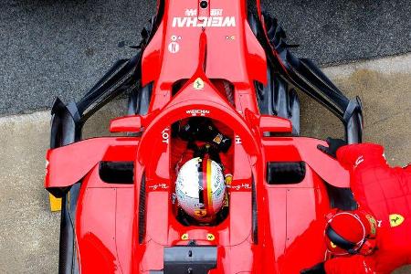 Sebastian Vettel - Ferrari - F1-Test - Barcelona - Tag 2 - 27. Februar 2018