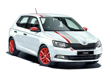 Skoda Fabia Red & Grey Sondermodell