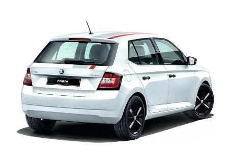 Skoda Fabia Red & Grey Sondermodell