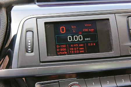 BMW Alpina D3 Biturbo, Anzeigeinstrumente