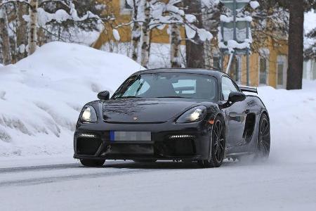 Erlkönig Porsche 718 Cayman GT4