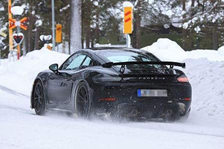 Erlkönig Porsche 718 Cayman GT4