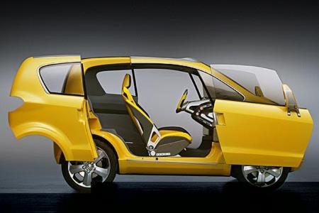 Drei Schwenk-Schiebetüren, davon eine auf der Fahrer- und zwei elektrisch angetriebene auf der Beifahrerseite ermöglichen de...