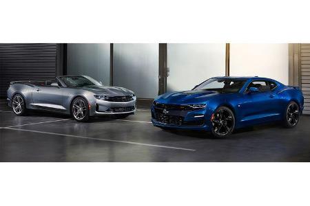 Chevrolet Camaro Cabrio und Camaro Coupé Modelljahr 2019
