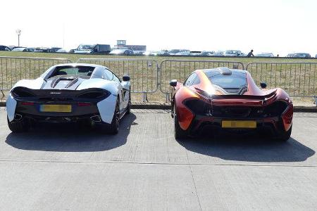 McLaren 570S - McLaren P1 - Fahrerautos - GP England 2018 - Silverstone