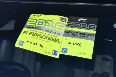 Fahrerautos - GP England 2018 - Silverstone