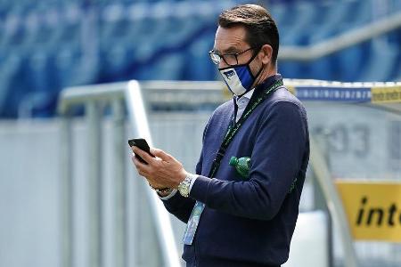 ... dachte sich Hertha-Sportchef Michael Preetz wohl in diesem Moment, nachdem sein Klub in den letzten Wochen mehrfach unfr...