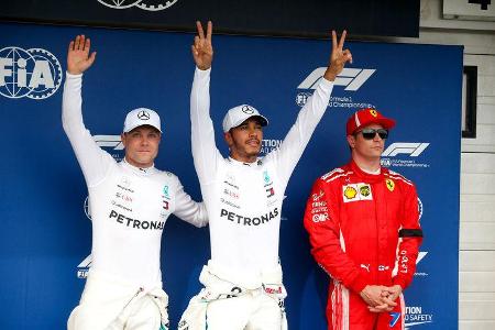 Bottas - Hamilton - Räikkönen - GP Ungarn 2018 - Qualifying