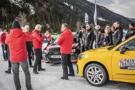 Winterfahrtraining 2020 mit Bridgestone und Audi
