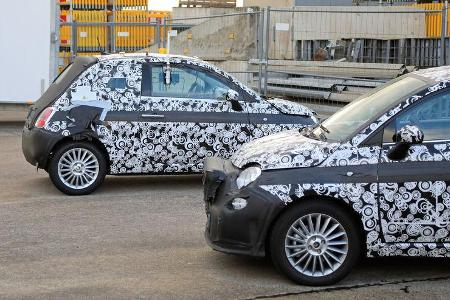 Erlkönig Fiat 500 Electric