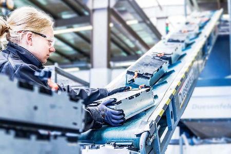 Duesenfeld Recycling von Lithium-Ionen-Batterien